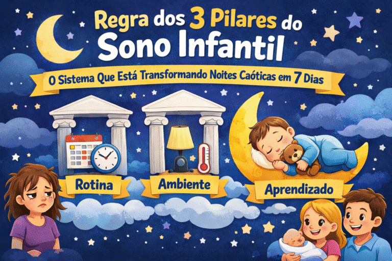 Regra dos 3 Pilares do Sono Infantil